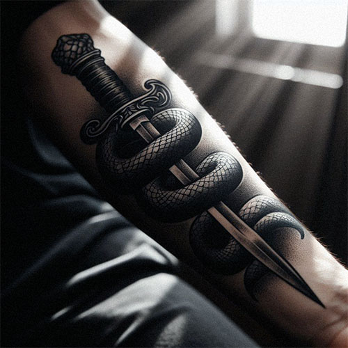 tatuaje de serpiente