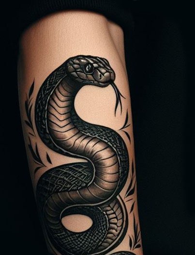 tatuaje de serpiente