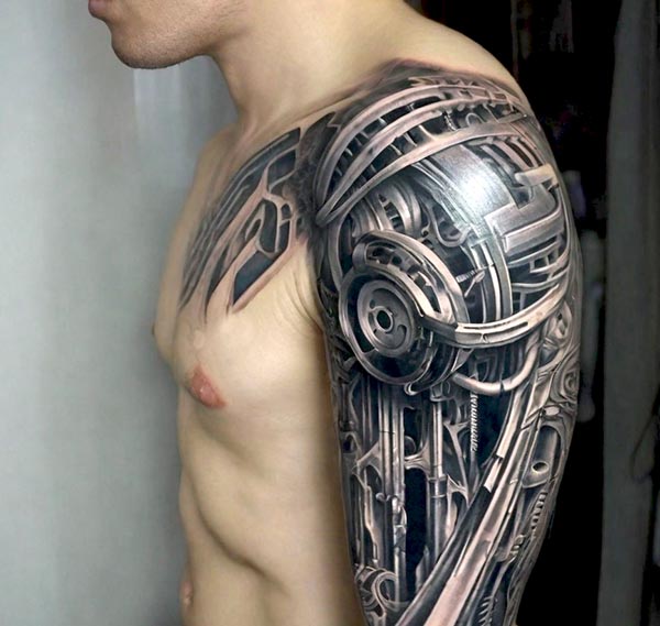 tattoo biomecanico