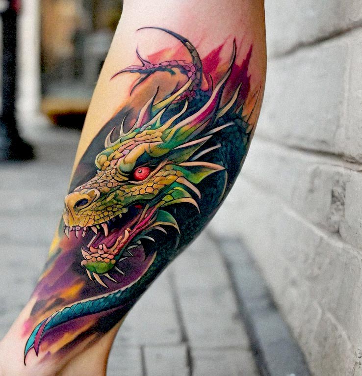 Tatuaje de Dragon