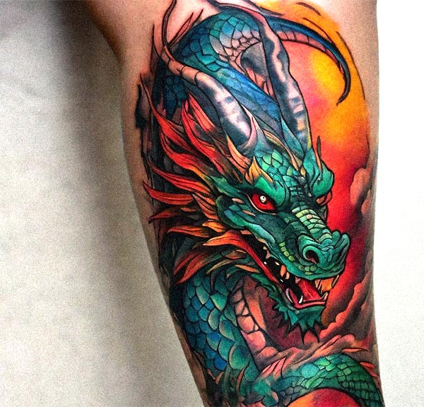 tatuaje de dragon