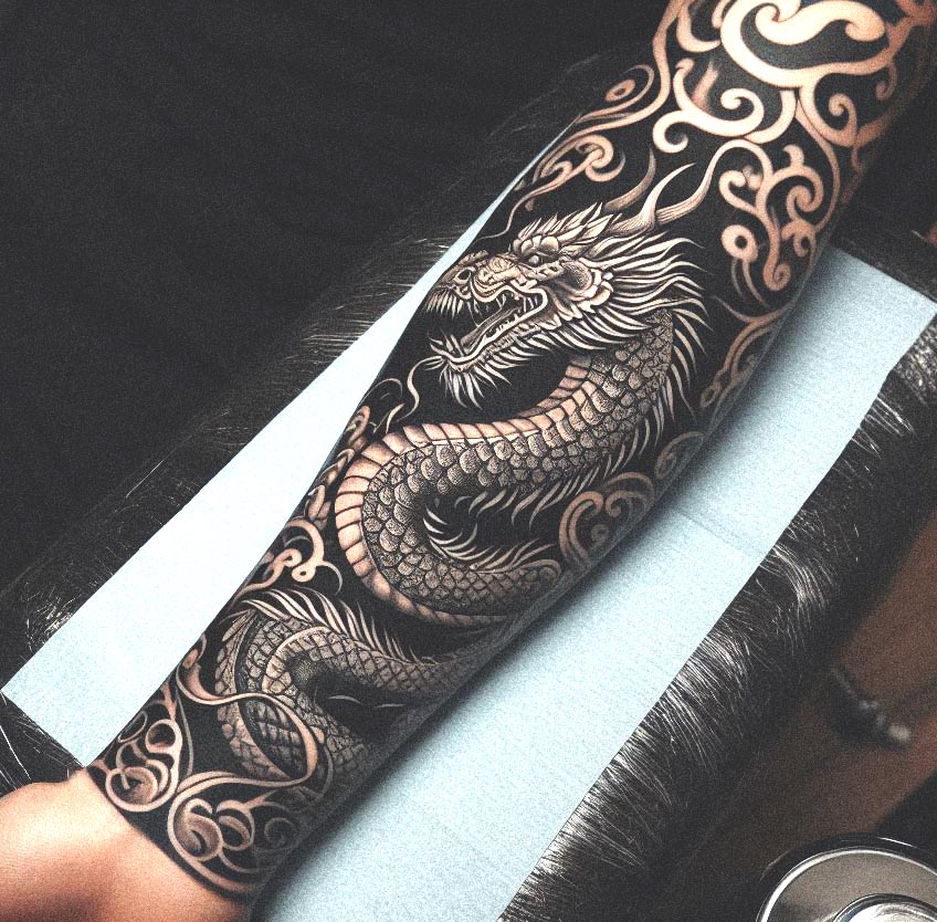 Tatuaje de Dragon