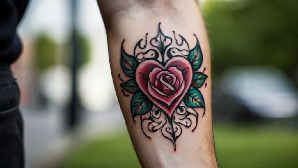 tatuajes de corazones pequeños