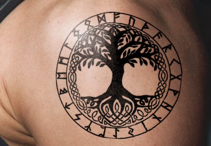tatuaje de árbol de la vida