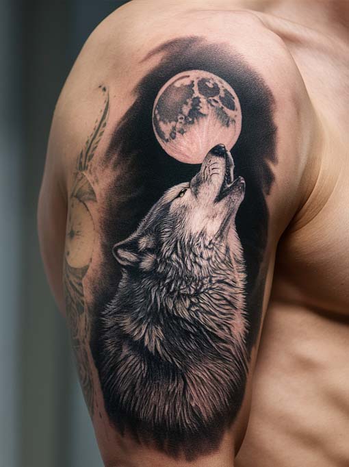 significado del Tatuaje de Lobo